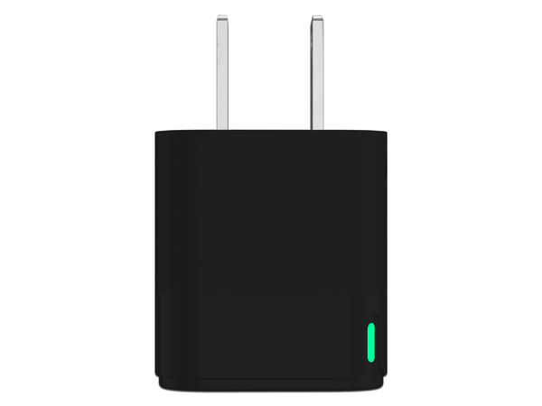 Cargador de pared Acteck Energon Prime, USB tipo A y USB tipo C, carga rápida de 20W, Color Negro.