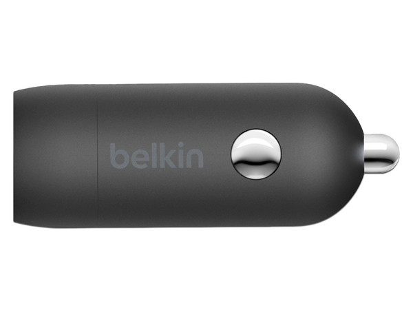 Cargador para Auto Belkin CCA003BTBK, 20W, Carga rapida USB-C, Color Negro.