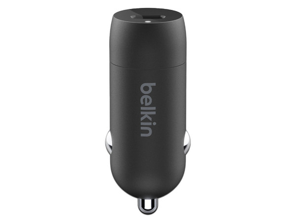 Cargador para Auto Belkin CCA003BTBK, 20W, Carga rapida USB-C, Color Negro.