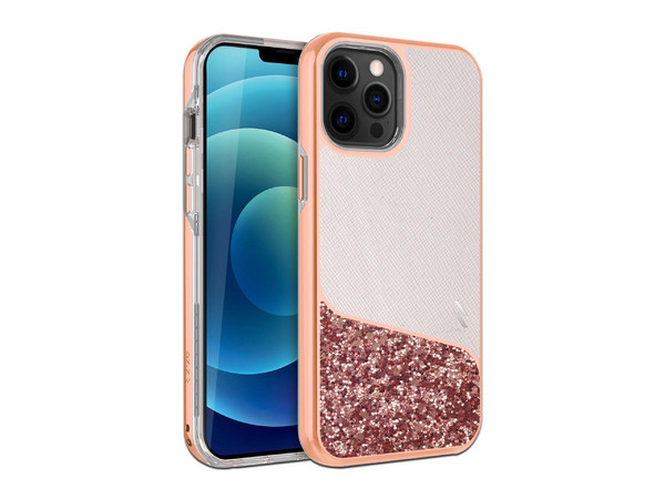 Funda Zizo Division para iPhone 12 y 12 Pro. Color Rosa.