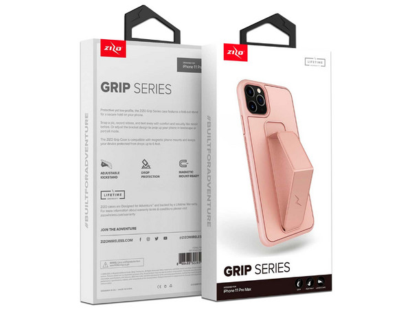 Funda Zizo Grip, compatible para iPhone 11 PRO, color Rosa.