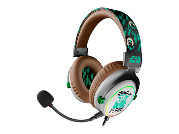 Audífonos Gamer con Micrófono Primus Gaming Grogu, Respuesta de Frecuencia 20-20000Hz, 3.5mm.