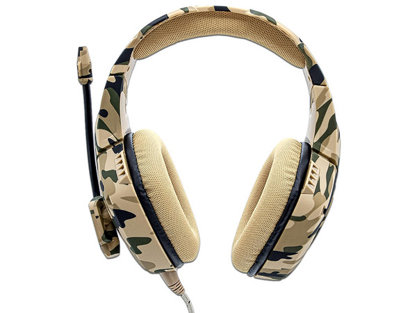 Audífonos Gamer Yeyian Force Serie 3000, 3.5mm. Diseño Militar.