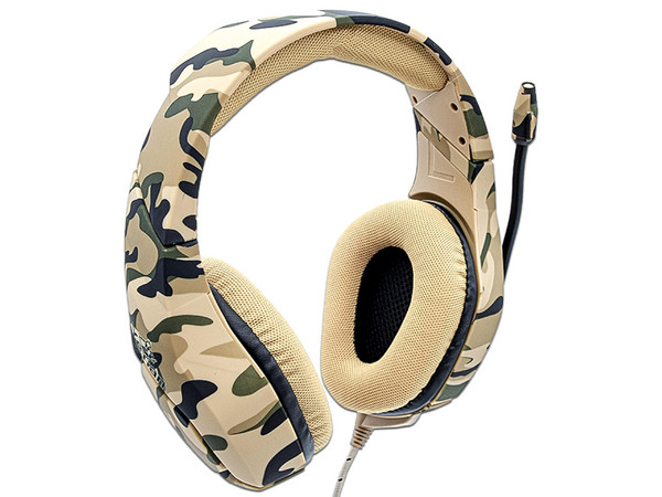 Audífonos Gamer Yeyian Force Serie 3000, 3.5mm. Diseño Militar.