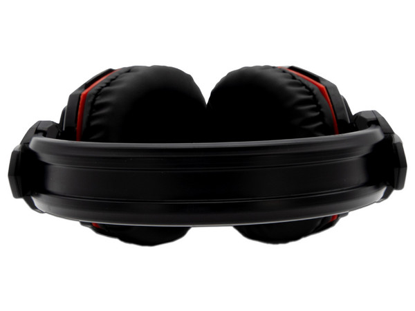 Audífonos Gamer con micrófono Yeyian Tempest serie 2000, 20Hz-20000Hz, 3.5mm. Color Negro/Rojo.