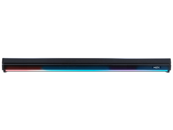 Barra de Sonido Inalámbrica Misik MSB555 de 24W PMPO, Bluetooth, HDMI, USB, Iluminación LED.