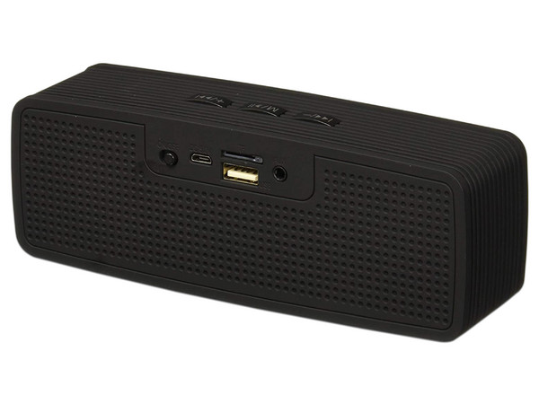 Bocina portátil Vorago, (BSP-100-V2-BK), Bluetooth, 3.5mm. Color Negro.