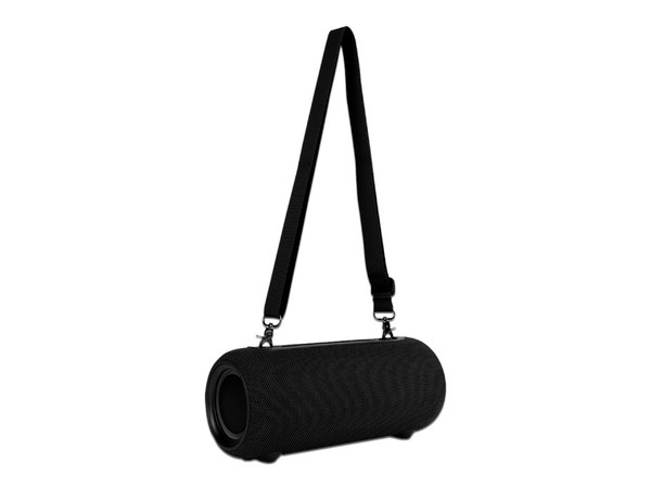 Bocina Inalámbrica VORAGO BSP-430 de 26W, Bluetooth, Iluminación LED, Color Negro.