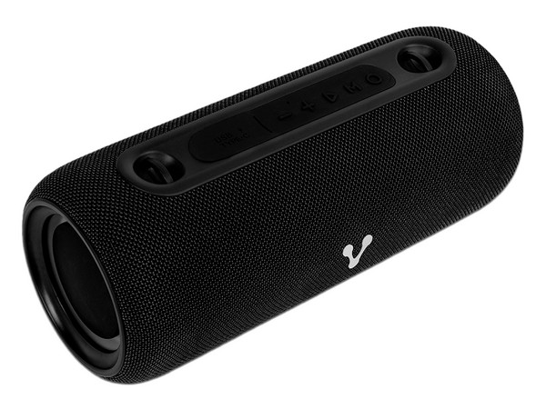 Bocina Inalámbrica VORAGO BSP-430 de 26W, Bluetooth, Iluminación LED, Color Negro.