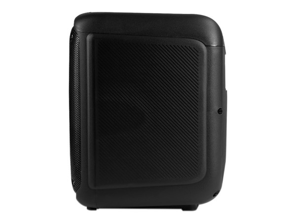 Bafle Vorago Inalámbrico KSP-350, Bluetooth, 30W RMS, Incluye Micrófono Inalámbrico, Color Negro.