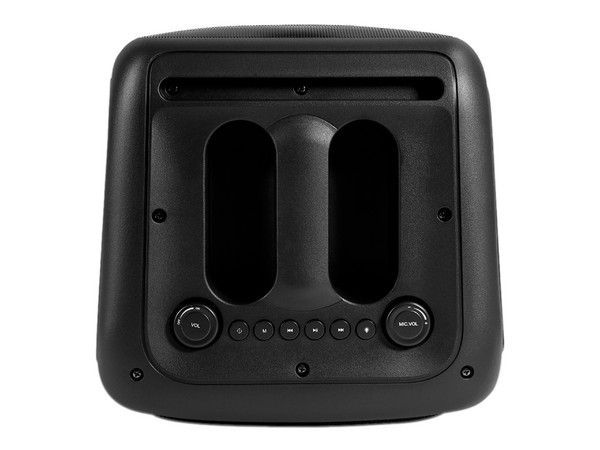 Bafle Vorago Inalámbrico KSP-350, Bluetooth, 30W RMS, Incluye Micrófono Inalámbrico, Color Negro.