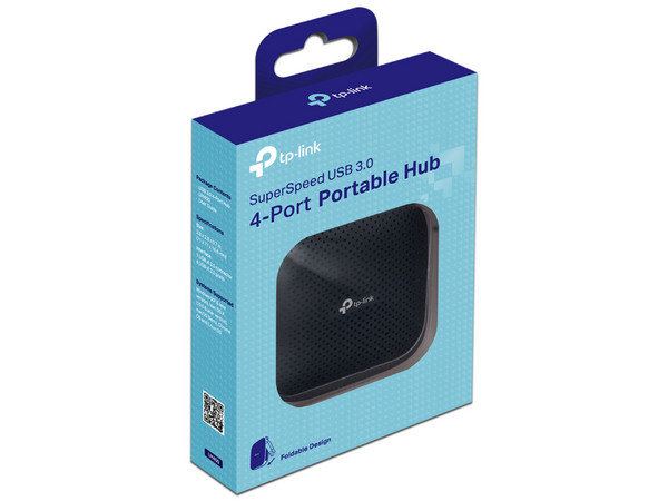 Conector Hub USB 3.0 Tp-Link UH400 de 4 puertos, no requiere alimentación.