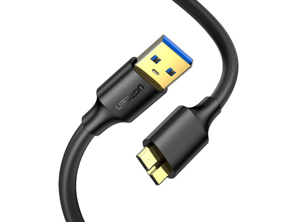Cable UGREEN de USB-A 3.0 a Micro USB-B 3.0 (M-M), 0.5m. Color Negro.