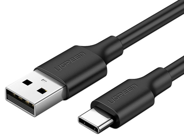 Cable UGREEN de USB-A a USB-C (M-M) de 1m. Color Negro.