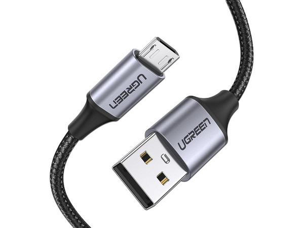 Cable de carga rápida UGREEN de USB 2.0 a Micro USB, 1m de longitud.
