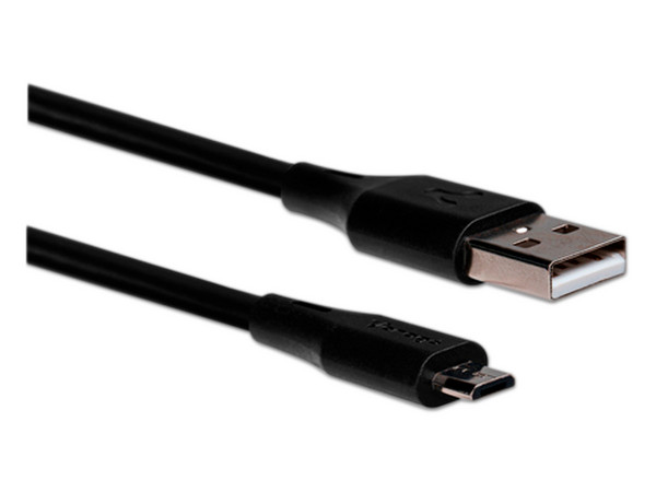 Cable Vorago CAB-M01B de Conector USB-A a Micro USB, 1m. Color Negro.