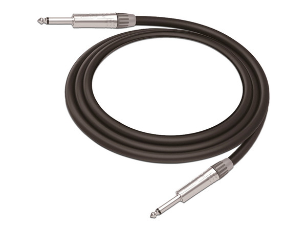 Cable de Audio Cosmiconn de Conectores TRS (6.35mm), Estéreo, Carcasa cromada, 5m. Color Negro.