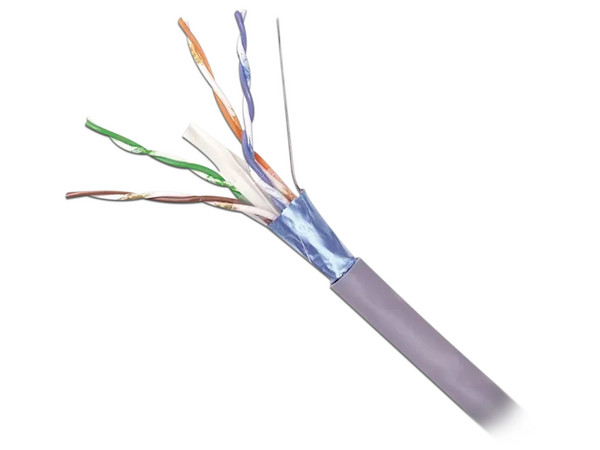 Bobina de Cable UTP Siemon 9A6O4-A5-01AR1A de 4 Pares, Cat6A, 23 AWG, para Climas Extremos, Color Gris, 305m.