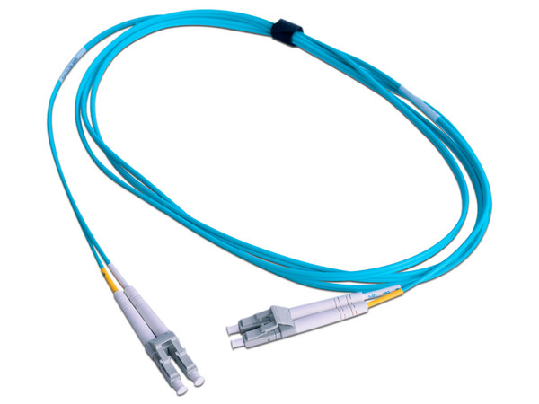 Jumper de Fibra Óptica Multimodo Siemon FJ2-LCLC5L-01AQ de 1m, Conector LC-LC, Dúplex, Color Azul.
