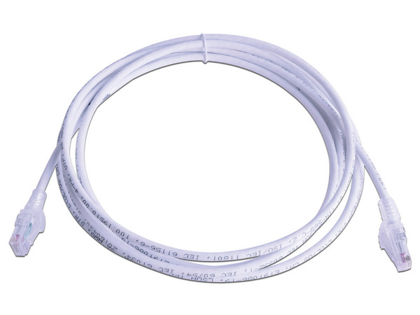 Cable de red SIEMON MC6-15-02, Patch Cord MC6 Modular Cat6 UTP, CM/LS0H, 4.5m, Color Blanco.