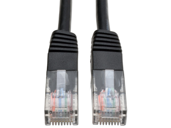 Cable de red Tripp Lite RJ-45 (M-M), Cat5e de 1.83m. Color Negro.