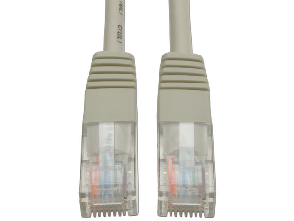 Cable de red Tripplite, Cat5e, RJ-45 Macho / RJ-45 Macho, 3.66 m, Gris.