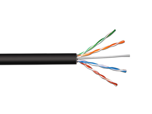 Bobina de Cable Wam Cat5e (UTP) Caja con 305 m. Color Negro.
