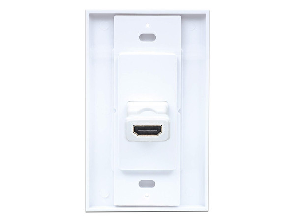 Placa de Pared Manhattan HDMI (hembra). Color blanco.