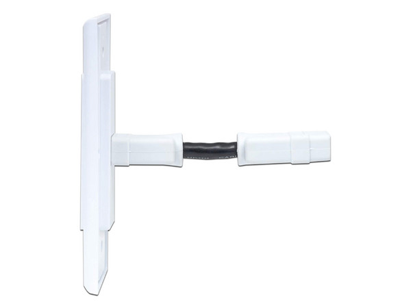 Placa de Pared Manhattan HDMI (hembra). Color blanco.