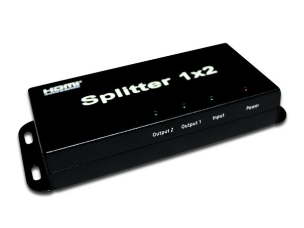 Video Splitter HDMI Redleaf de 3 puertos. Color Negro.
