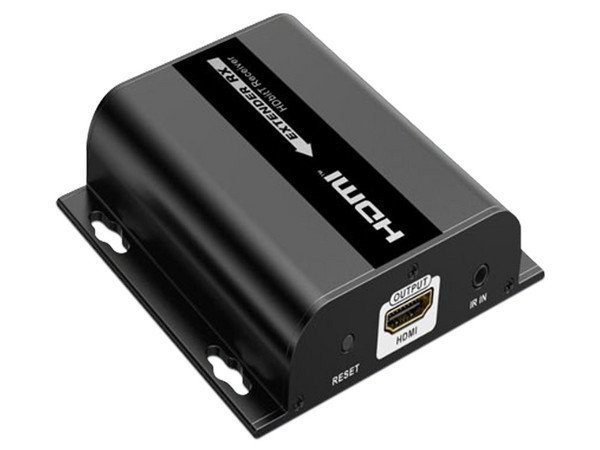 Adaptador Saxxon LKV38340, HDMI a RJ45, Hasta 120 m, Cat 5e.