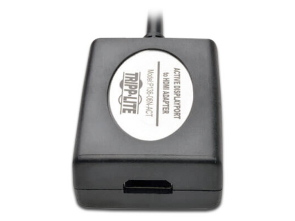 Convertidor de video TRIPP LITTE de DisplayPort a HDMI, Color Negro.