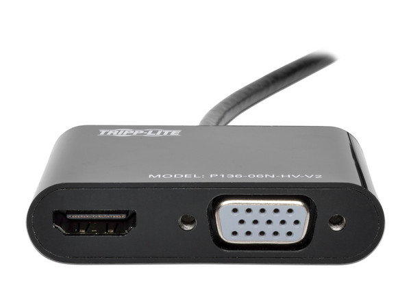 Adaptador Convertidor TrippLite Display por a HDMI y VGA