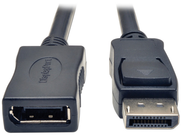 Cable de Video TrippLite DisplayPort (M) a DisplayPort (H), 1.83 m.