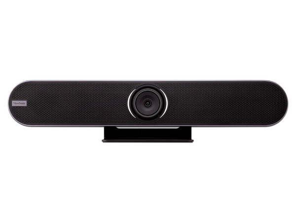 Cámara web de videoconferencia ViewSonic VB-CAM-201, 4K, con micrófono integrado, lente gran angular de 120 grados.