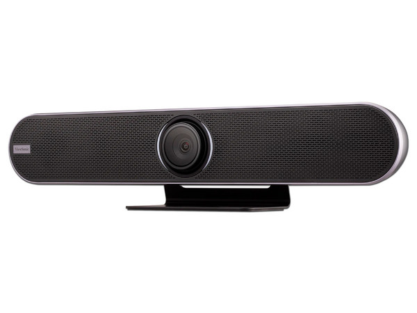 Cámara web de videoconferencia ViewSonic VB-CAM-201, 4K, con micrófono integrado, lente gran angular de 120 grados.
