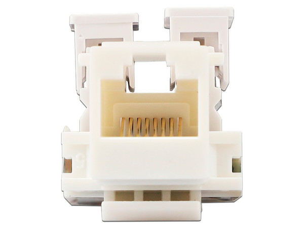 Conector Jack Enson RJ45 Cat6. Color Blanco.