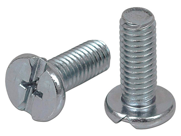 Paquete de 50 Tornillos Intellinet con tuercas y arandelas enjauladas para rack.