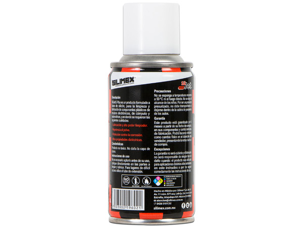 Limpiador y Lubricante para componentes plásticos Silimex Silijet-Plus, 170ml.