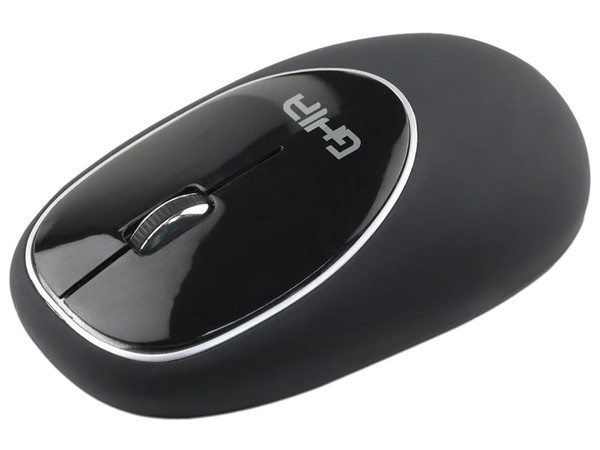 Mouse Óptico Inalámbrico GHIA GT100NN, USB. Color Negro.