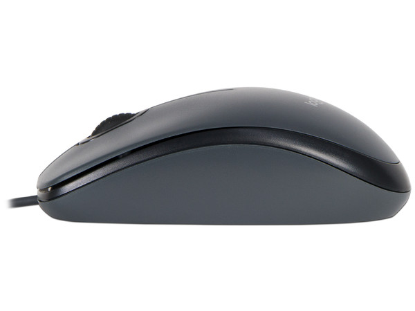 Mouse Óptico Logitech M90, Hasta 1,000 dpi, USB, 3 Botones, Color Negro/Gris.