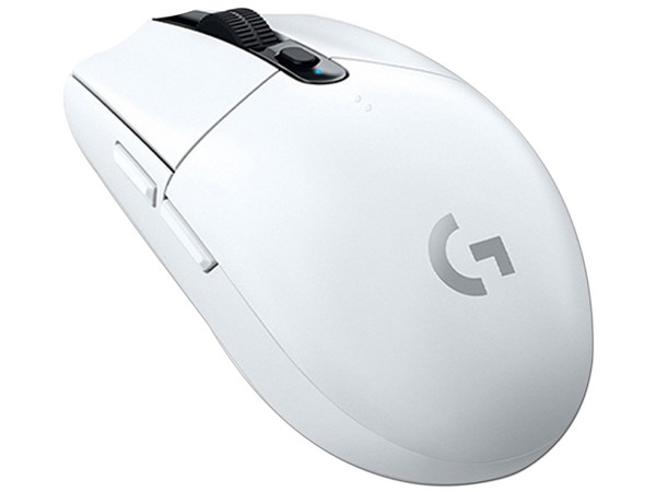 Mouse Gamer Inalámbrico Logitech G305 LightSpeed, hasta 12,000 dpi, 6 botones. Color Blanco.