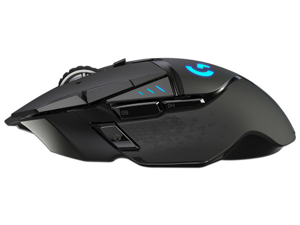 Mouse inalámbrico Gamer Logitech G502 Lightspeed, hasta 16,000 dpi, 10 botones, RGB. Color Negro.