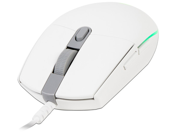 Mouse Gamer Logitech G203 RGB LIGHTSYNC, Hasta 8,000 dpi, Iluminación RGB, 6 botones, USB, Color Blanco.