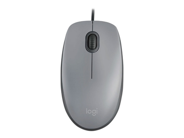 Mouse Óptico Logitech M110 Silent, hasta 1000 dpi, USB. Color Gris.