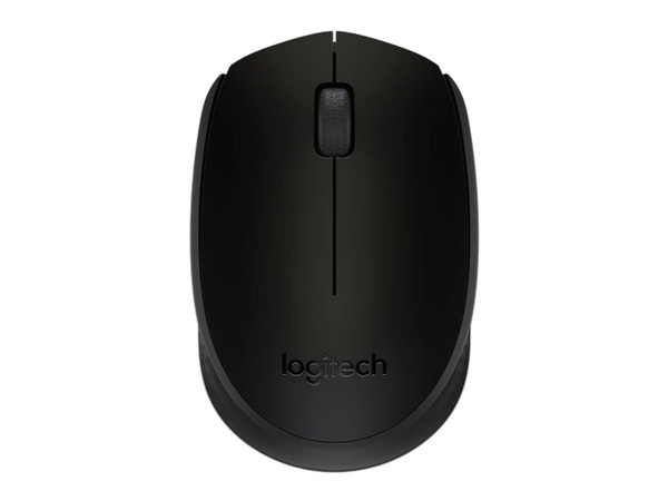 Mouse Óptico Inalámbrico Logitech M170, Hasta 1,000 dpi, 3 botones, USB, Color Negro.