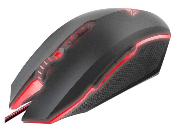 Mouse Gamer Patriot Viper V530, hasta 4000 dpi, 7 botones, RGB. Color Negro.