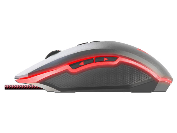 Mouse Gamer Patriot Viper V530, hasta 4000 dpi, 7 botones, RGB. Color Negro.