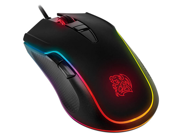 Mouse Gamer Tt eSPORTS NEROS, hasta 3200 dpi, 6 botones, RGB, Color Negro.