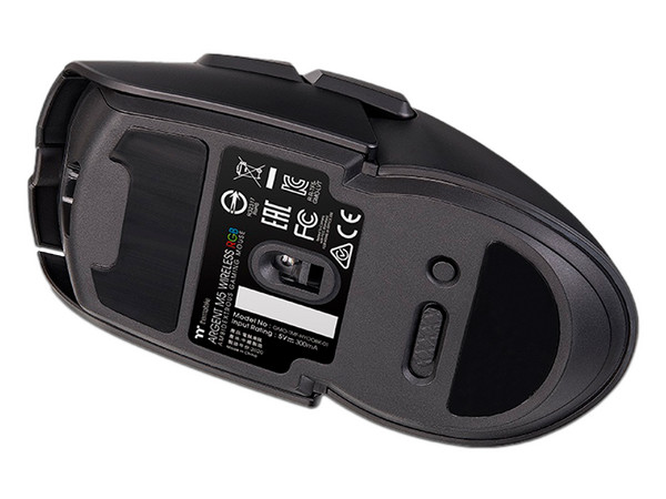 Mouse Gamer Inalámbrico Thermaltake ARGENT M5 Wireless RGB, Receptor USB, 16,000 DPI, Color Negro.